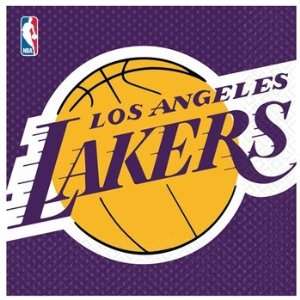  Los Angeles Lakers Paper Lunch Napkins (16 Count) Toys 