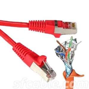  SF Cable, 20ft Shielded Cat5E 350MHz Molded Patch Cable 