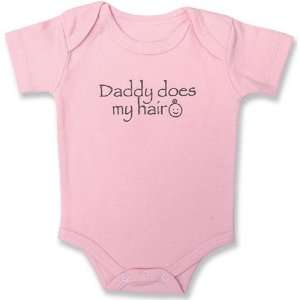    Trend Lab Message Bodysuit 6 Month   Daddy Does My Hair: Baby