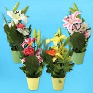  New   Flower In Pot 18Tiger Lily 4A Case Pack 12 by DDI 