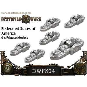   : Augusta Class Frigate (6) Federated States Of America: Toys & Games