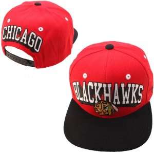  Zephyr Chicago Blackhawks Super Star Snapback Adjustable Hat 
