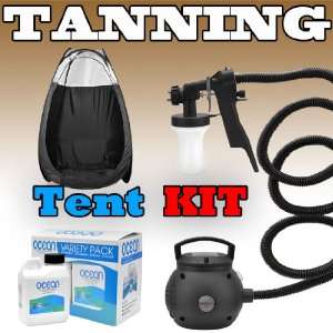   Lite Sunless Spray Tanning KIT Tent Machine Airbrush Tan Maximist BLK