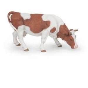 Papo Simmental Cow w/ Horns Grazing Toys & Games