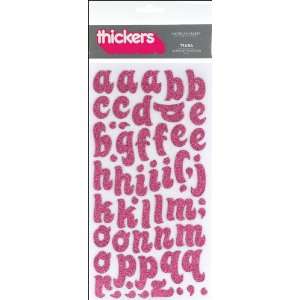  American Crafts Thickers Glitter Chipboard Letter Stickers 