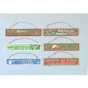 Wooden Christmas Signs Case Pack 72   541530 