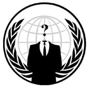  Anonymous International Logo Round Sticker: Everything 