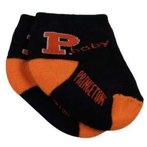  Princeton Tigers Infant Black Orange Team Logo Bootie 