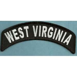  WEST VIRGINIA STATE ROCKER Embroidered Biker Vest Patch 