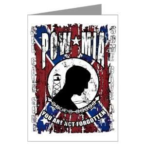 Greeting Cards (20 Pack) POWMIA All Gave Some Some Gave All on Rebel 