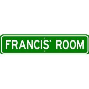  FRANCIS ROOM SIGN   Personalized Gift Boy or Girl 