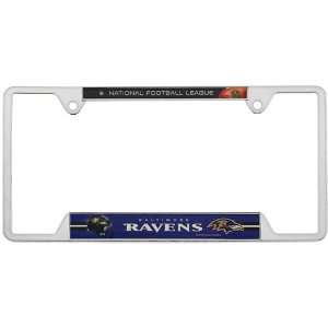 Baltimore Ravens License Plate Frame: Wincraft Fan Gear:  