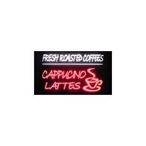  Coffee Cappuccino Latte Simulated Neon Sign 16 x 28: Home 