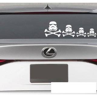 Star Wars Family Storm Trooper Crossbones Decal Set Stick People Car 