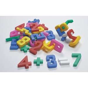  4 Pack LEARNING ADVANTAGE NUMBER BUILDING BLOCKS 64 PIECES 
