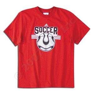  adidas All Star League Youth T Shirt (Red) Sports 