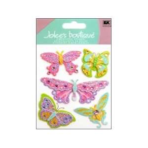   Jolees Boutique Stickers, Glitter Butterflies Arts, Crafts & Sewing