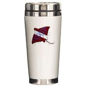  Dive Flag Ray Sports Ceramic Travel Mug by  