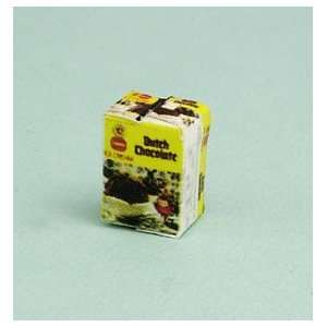    Dollhouse Miniature Chocolate Ice Cream Carton Toys & Games