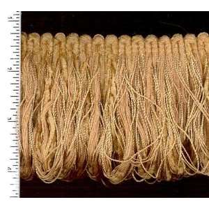  275 Wide Looped Chenille Brush Fringe Gold By The Yard 