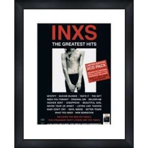  INXS Greatest Hits   Custom Framed Original Ad   Framed 