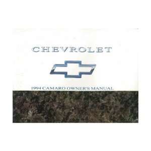  1994 CHEVROLET CAMARO Owners Manual User Guide: Automotive