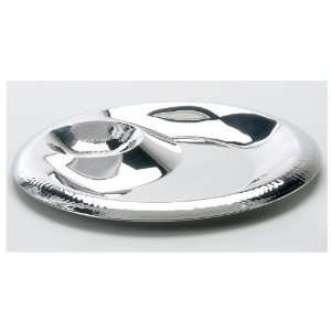   Elegance Stainless Steel 13 Inch Round Chip and Dip