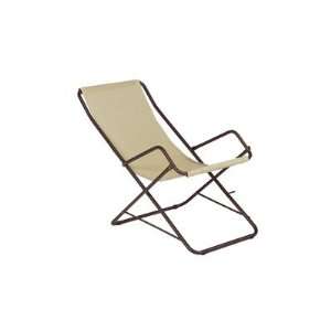   Sling Arm Adjustable Folding Patio Lounge Chair Patio, Lawn & Garden