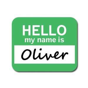  Oliver Hello My Name Is Mousepad Mouse Pad
