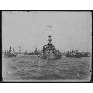  Return of Santiago fleet,New York Harbor,Aug. 20,1898 