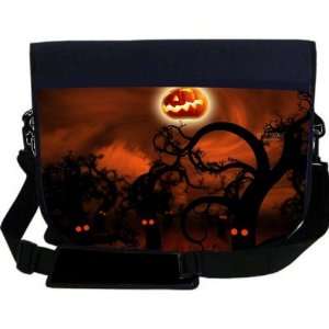  Halloween Spooky Trees Silhouette NEOPRENE Laptop Sleeve 
