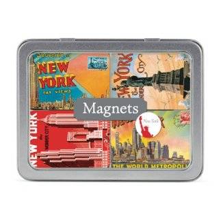 Cavallini Magnets New York, 24 Assorted Magnets