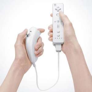   System Nunchuck and Remote Controller for Nintendo Wii Video Games