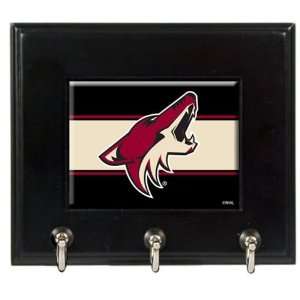  Phoenix Coyotes Wooden Key Chain Holder: Sports & Outdoors