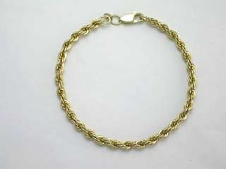   rope design real 14K Gold Filled assorted lengths bracelet  