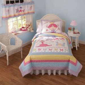  Princess Magic Castle Twin Quilt with Sham Toys & Games