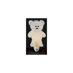  Kids White Bear Plug in Night Light 6 7 w&h & 2.5 d 