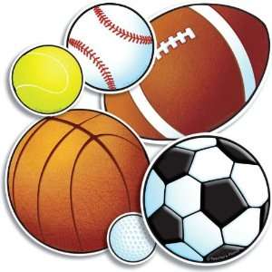  Accent Punch Outs Sport Balls Toys & Games