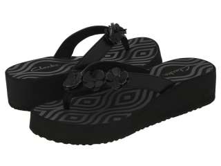 Clarks SARONG MAUI Black Thongs Sandals Womens   NEW  
