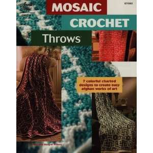   DRG Publications Annies Attic   Mosaic Crochet Throws