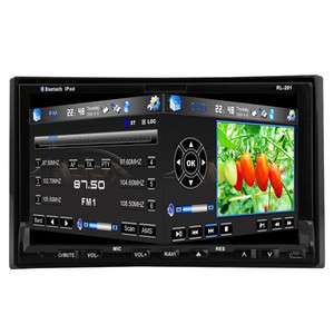  USA 7 In Dash HD 2 Din Car Stereo DVD Player GPS Radio Ipod BT TV 