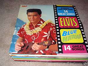 Elvis Presley; Blue Hawaii on LP LSP 2426 Stereo  