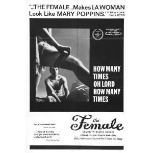  The Female Seventy Times Seven (1962) 27 x 40 Movie 