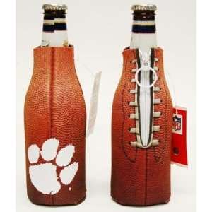  Set of (2) Clemson Tigers Football Bottle Coolie Koozies 
