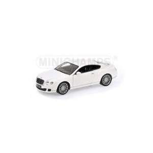  2008 Bentley Continental GT White Diecast Car Model: Toys 