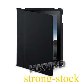 Black Leather Case Pouch Cover w/Stand for Apple iPad1  