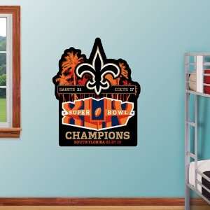  NFL Logo Superbowl 44 Forty Four XLIV New Orleans Saints 