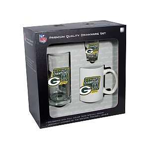  NFL Green Bay Packers NFC Conference Champions Fan Set 3 