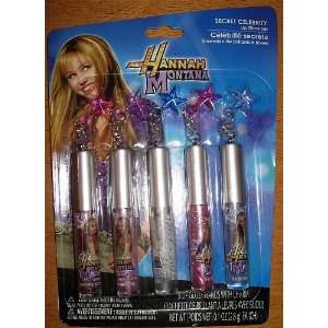    Hannah Montana Secret Celebrity Lip Gloss Set: Toys & Games