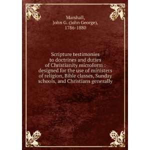  Scripture testimonies to doctrines and duties of 